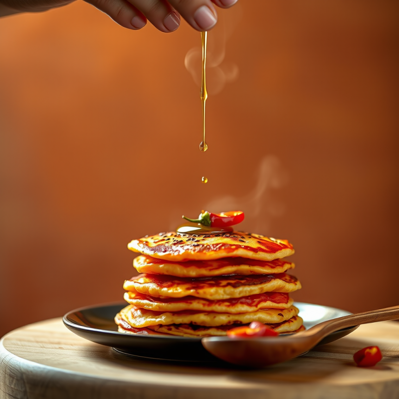 Golden Hour Close-up of a Woman’s Hand Drizzling Shim...