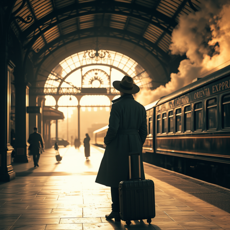 Golden-hour Glow Cascading Through the Ornate Ironwork Of...