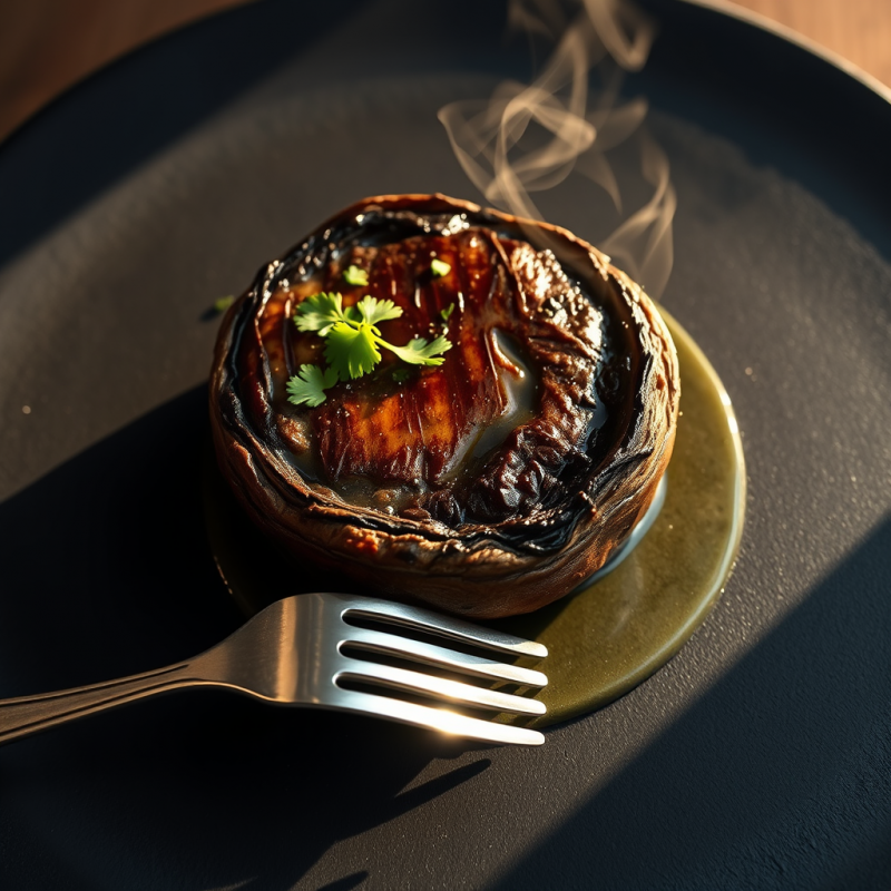 Golden Hour Light Spills Over a Single