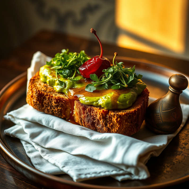 Golden-hour Shot of a Steaming