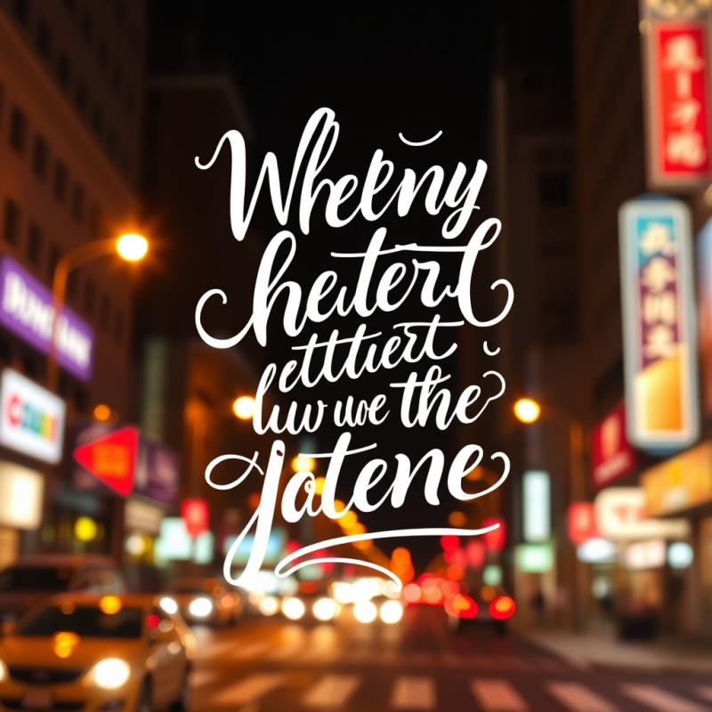 Hand-lettering Calligraphy Artwork Inspirational Quote De...