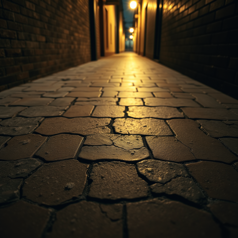 High-angle Macro Shot of a Cracked