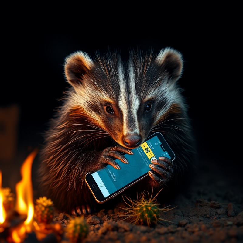 Honey Badger at Midnight