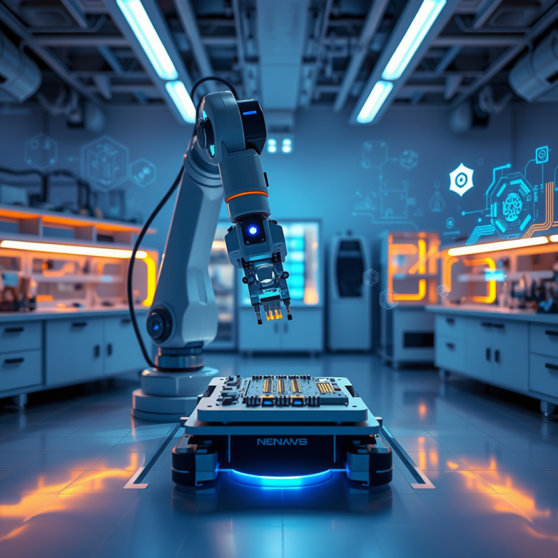 Humming Robotic Arm Delicately Assembles a Nano-scale C...