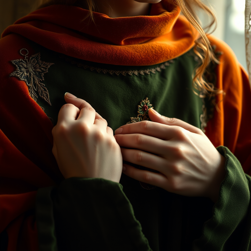 Hyper-realistic Close-up of a Model’s Hands Mid-motion