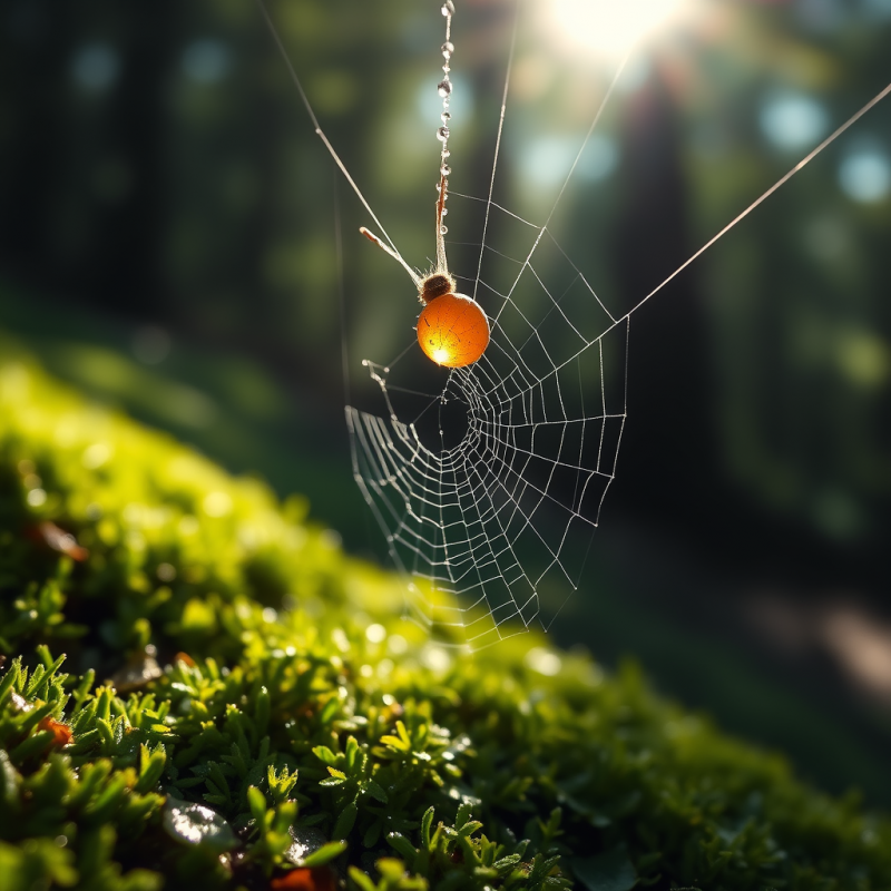 Hyper-realistic Macro Shot of a Single