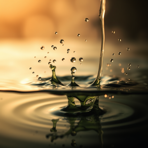 Ink Drops Dispersing In Water Creating Organic Tendrils