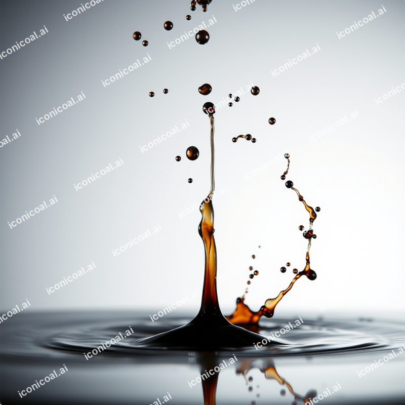 Ink Drops Dispersing In Water Creating Organic Tendrils