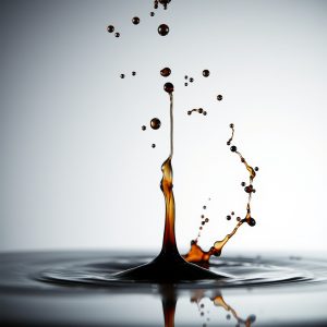 Ink Drops Dispersing In Water Creating Organic Tendrils