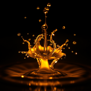 Ink Drops Dispersing In Water Creating Organic Tendrils