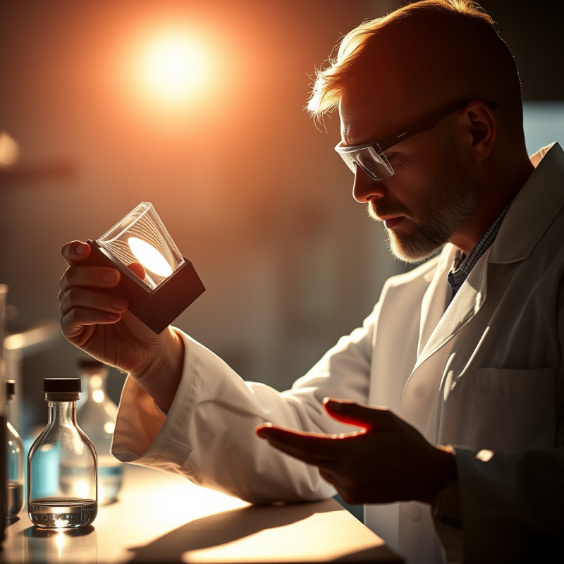 Laboratory Scientist Examining Sample Diverse Researcher