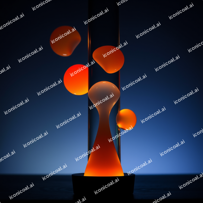 Lava Lamp Blobs In Slow Motion Suspension