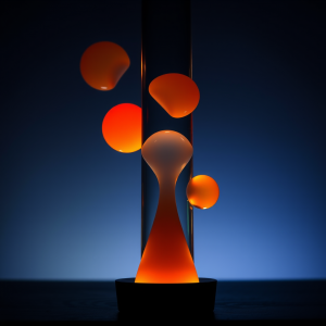 Lava Lamp Blobs In Slow Motion Suspension