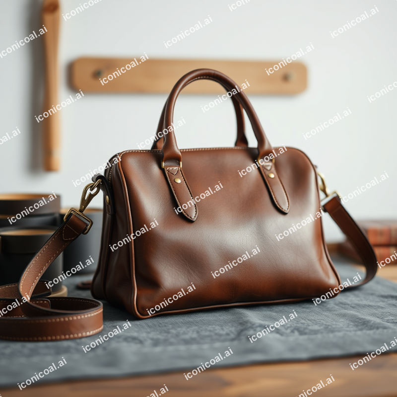 Leather Bag Craftsmanship Details Artisan Quality Focus