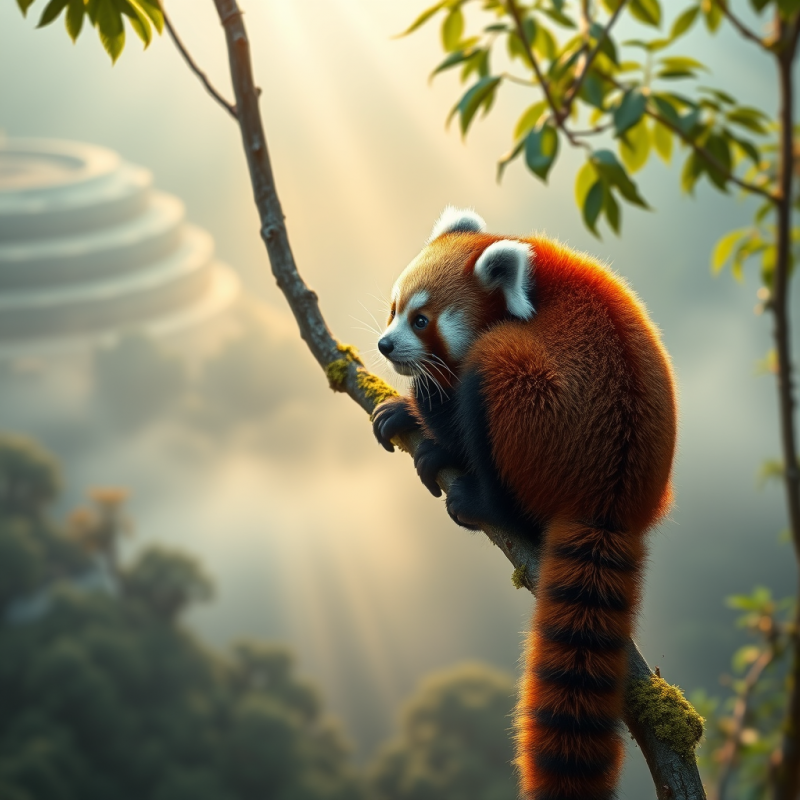 Lone Red Panda