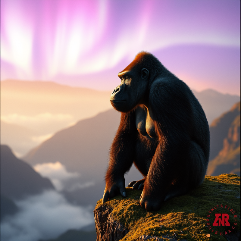 Lone Silverback Gorilla