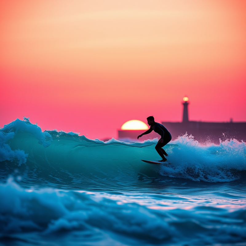 Lone Surfer