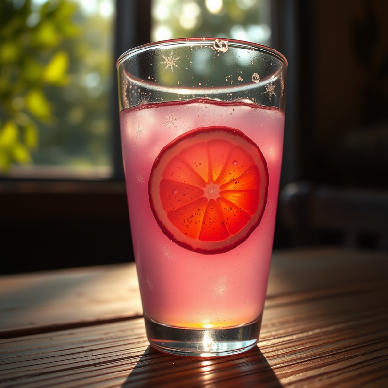 Low-angle Macro Shot of a Translucent Glass Filled With...