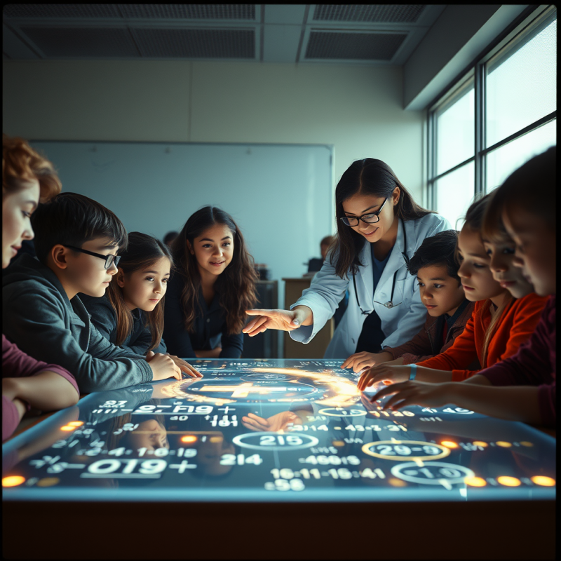 Low-angle Shot of a Diverse Group of Students Huddled A...