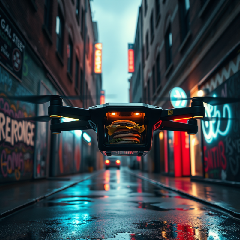 Low-angle Shot of a Matte-black