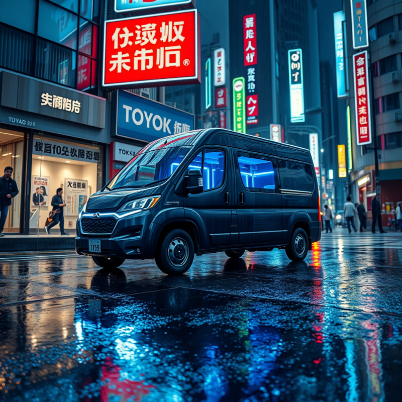 Low-angle Shot of a Matte-black Hydrogen Fuel Cell Deli...