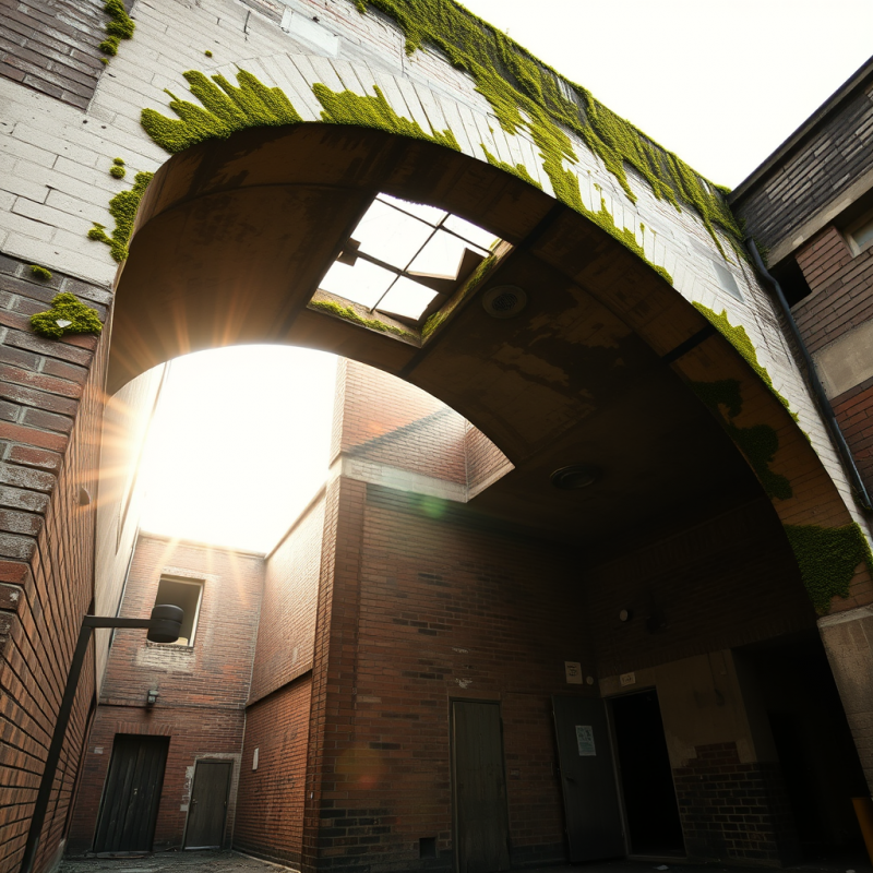 Low-angle Shot of a Moss-covered