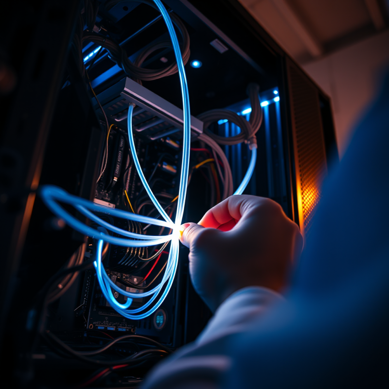 Low-angle Shot of a Person’s Hands Weaving a Glowing ...