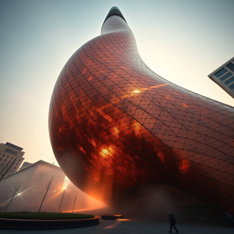 Low-angle Shot of a Shimmering