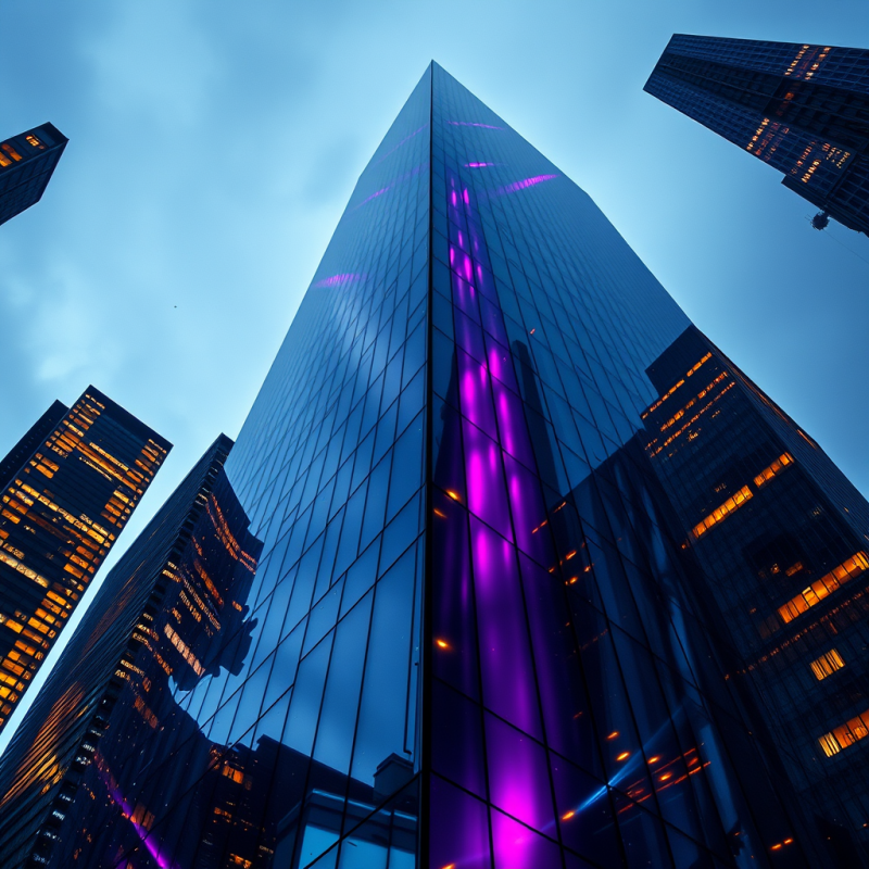 Low-angle Shot of a Sleek