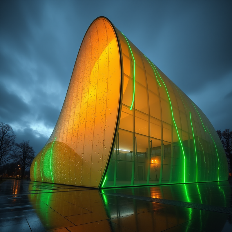 Low-angle Shot of a Translucent