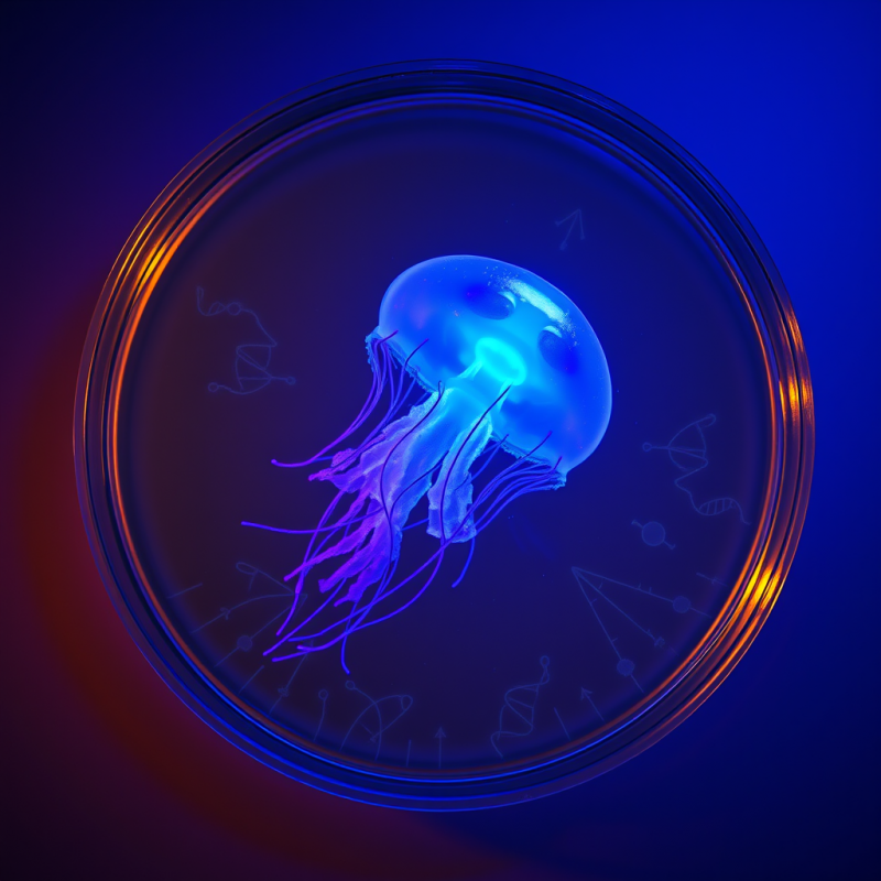 Macro Shot of a Glowing