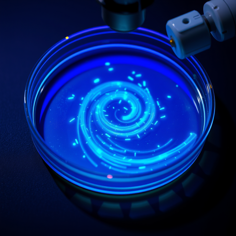 Macro Shot of a Glowing