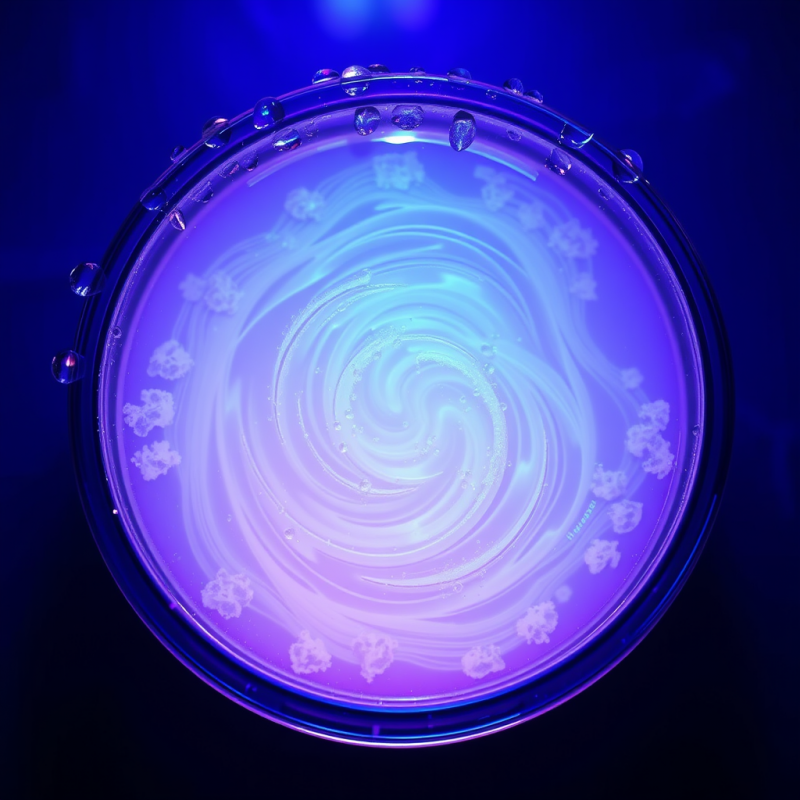 Macro Shot of a Glowing