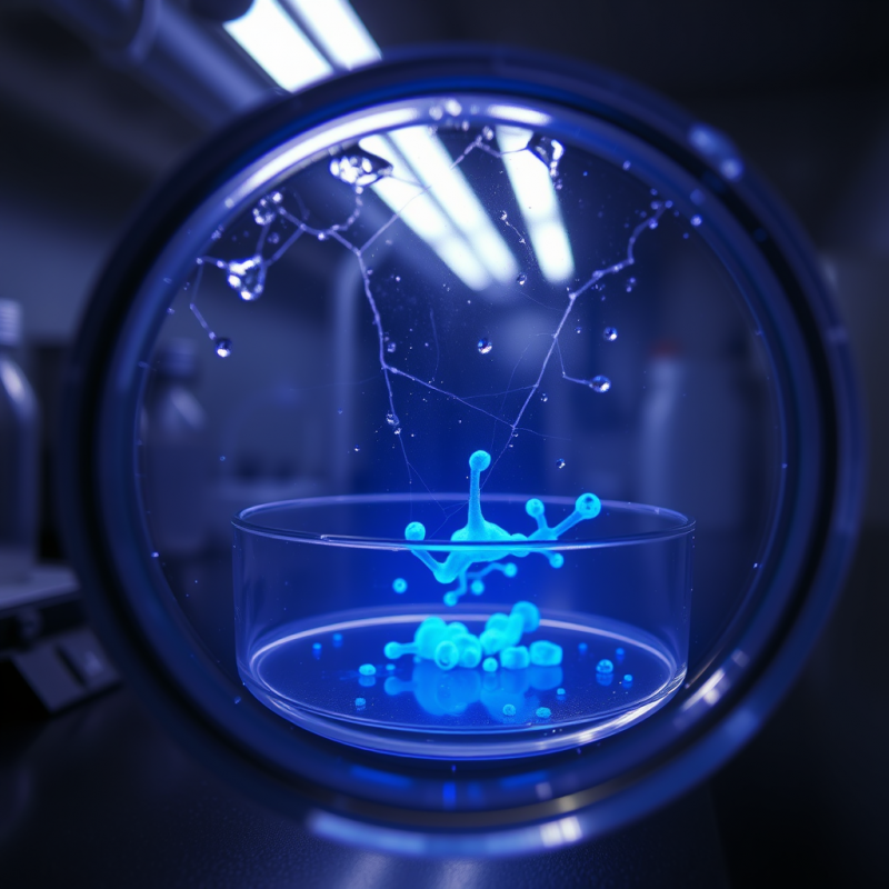 Macro Shot of a Glowing