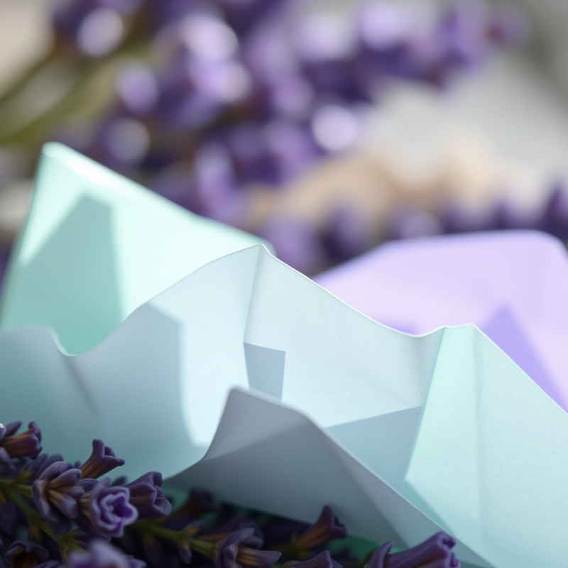 Macro Shot of Crumpled