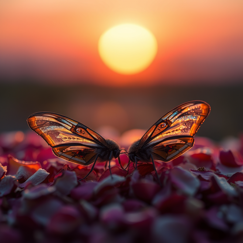 Macro Shot of Dew-kissed