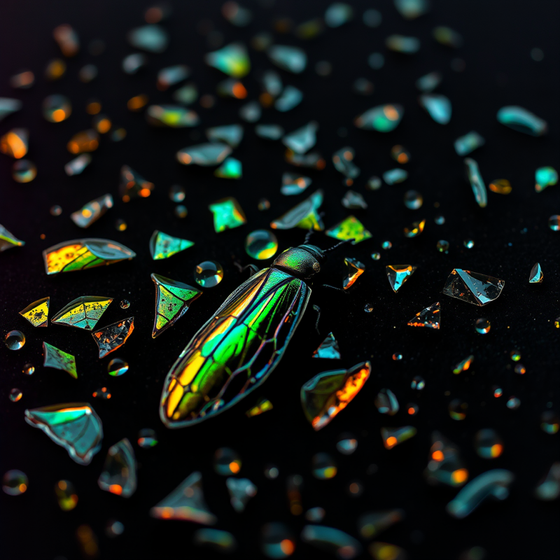 Macro Shot of Fragmented