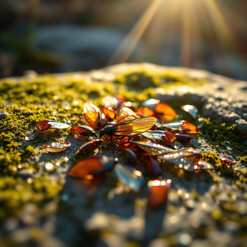 Macro Shot of Shattered