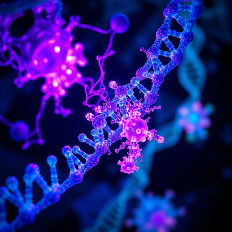 Microscopic View of Crispr Gene-editing Machinery in Ac...