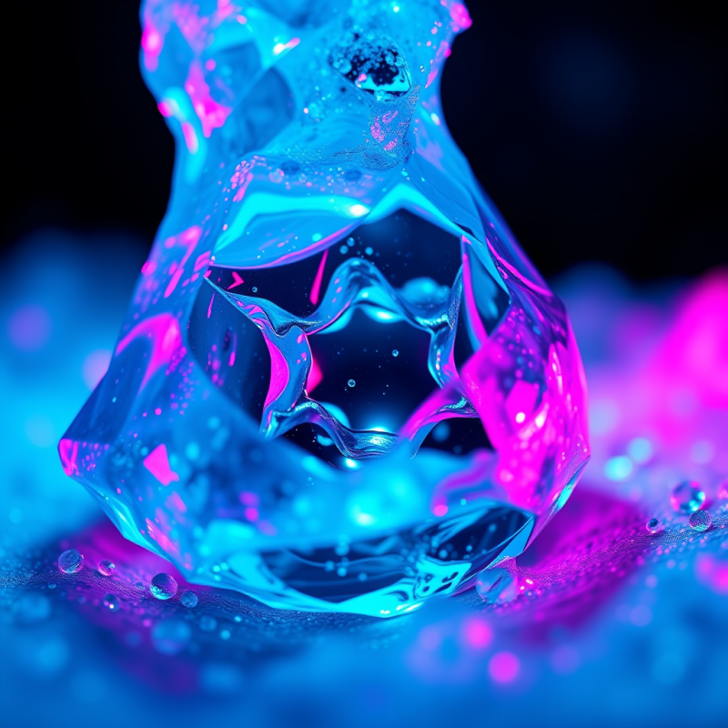 Microscopic View of Crystalline Ice Formation Inside a Fr...