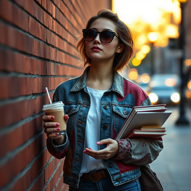 Mid-20s Woman in a Vibrant