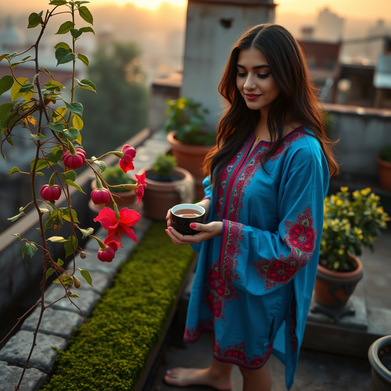 Mid-20s Woman in a Vibrant