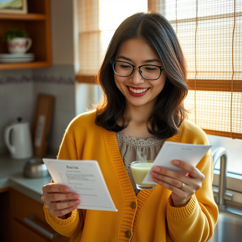 Mid-30s Korean-american Woman with Glasses