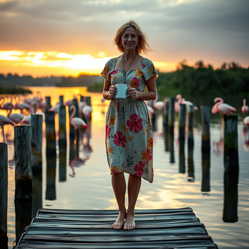 Mid-30s Woman in a Vibrant