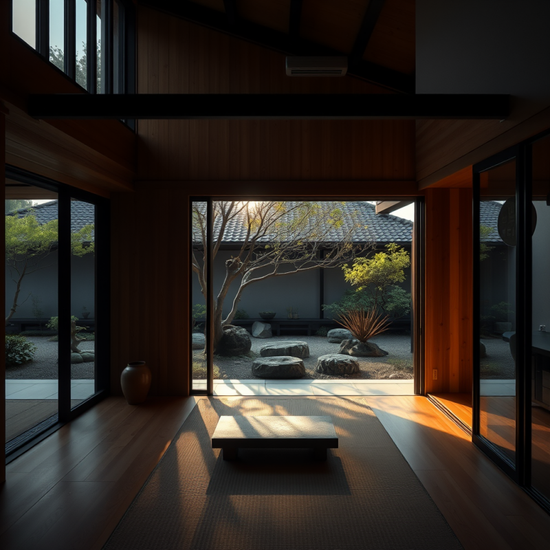 Minimalist Japanese Home Interior With Natural Materials ...