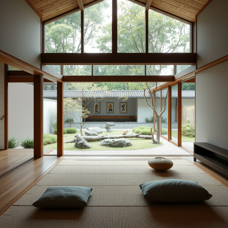 Minimalist Japanese Home Interior with Natural Materials ...