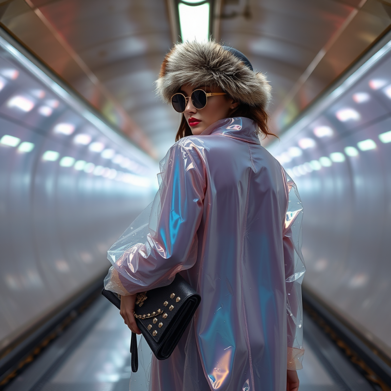 Model in a Translucent