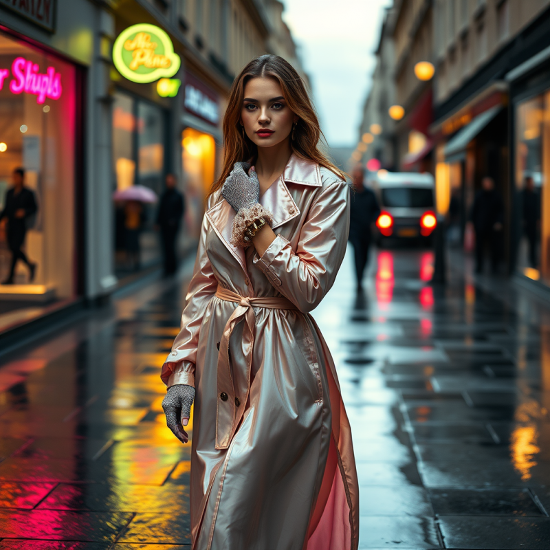 Model in a Translucent