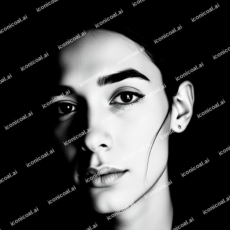 Modern Line Art Portrait Minimal Continuous Lines