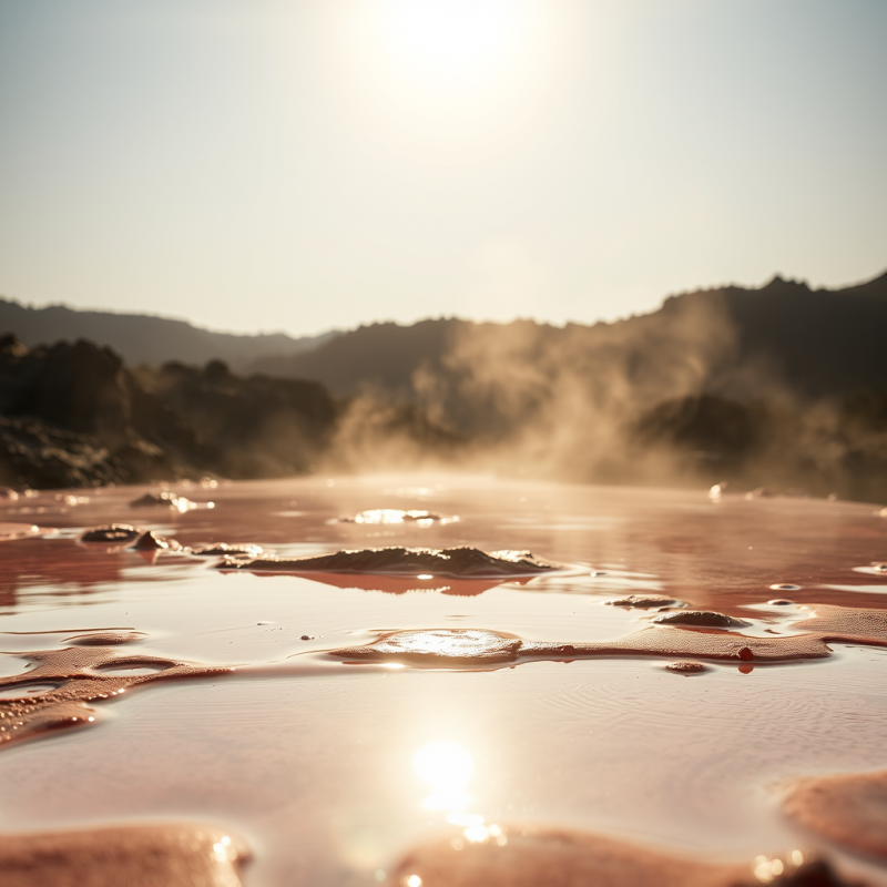 Molten Glass Surface Tension Creating Smooth Organic Forms